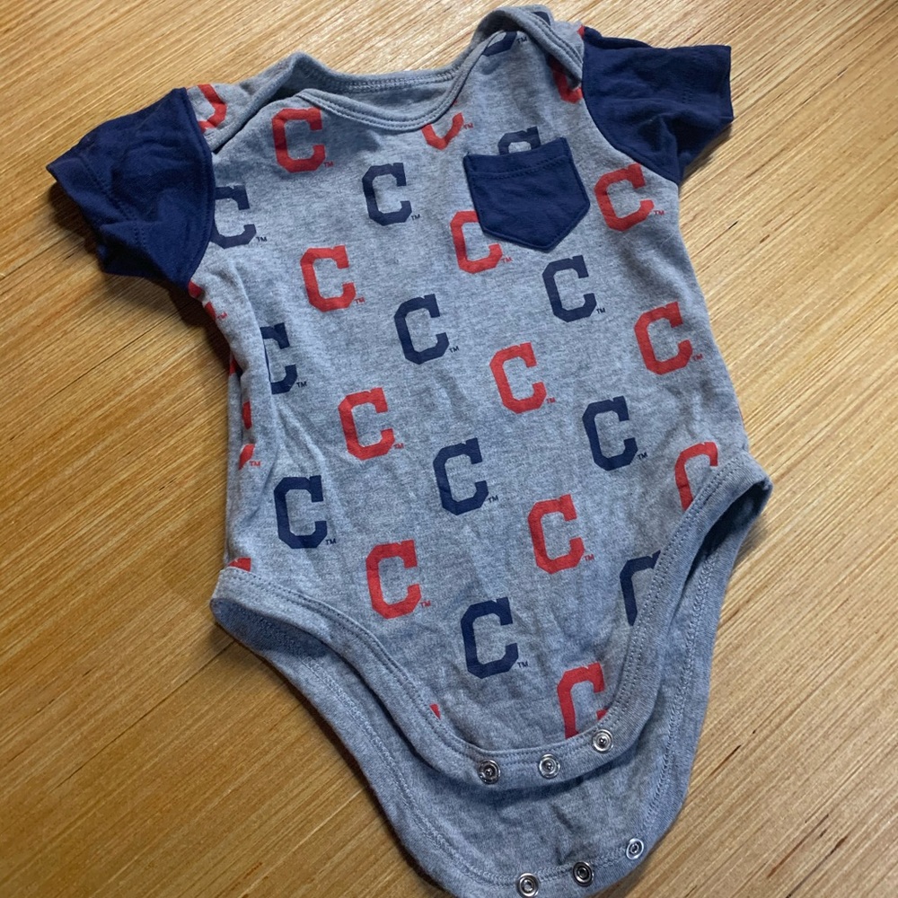 Cleveland Indians Onesie Capital C 3/6 Month